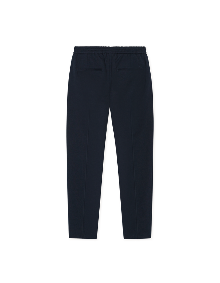 Les Deux Como Tapered Drawstring Pants in Navy | Buster McGee