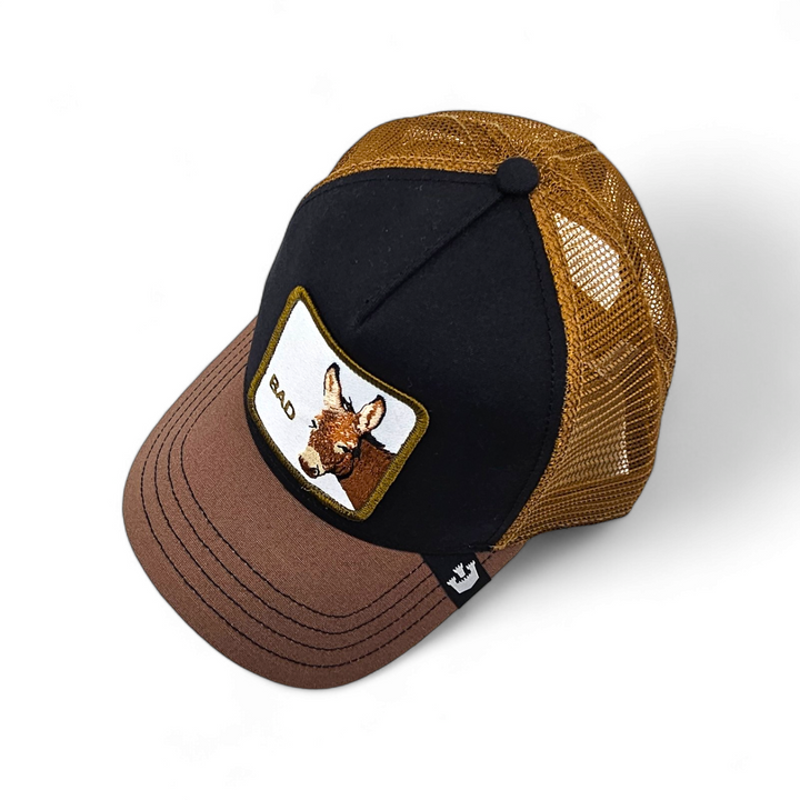 Goorin Bros - Bad Ass Trucker Cap in Black | Buster McGee Daylesford