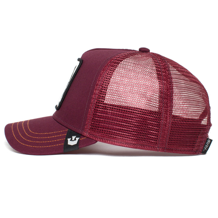 Goorin Bros - The Panther Trucker Cap in Maroon | Buster McGee