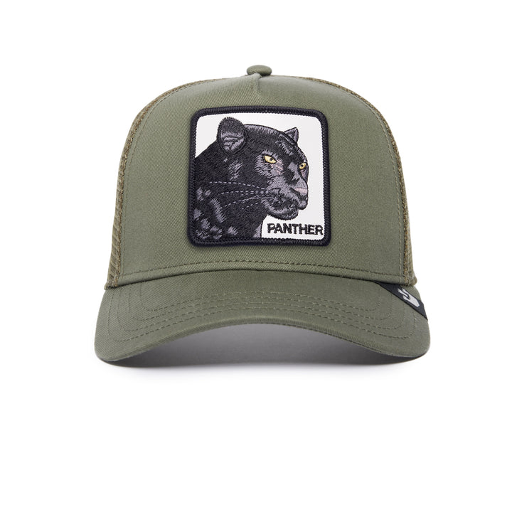 Goorin Bros - The Panther Trucker Cap in Olive | Buster McGee