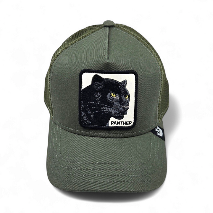 Goorin Bros - The Panther Trucker Cap in Olive | Buster McGee