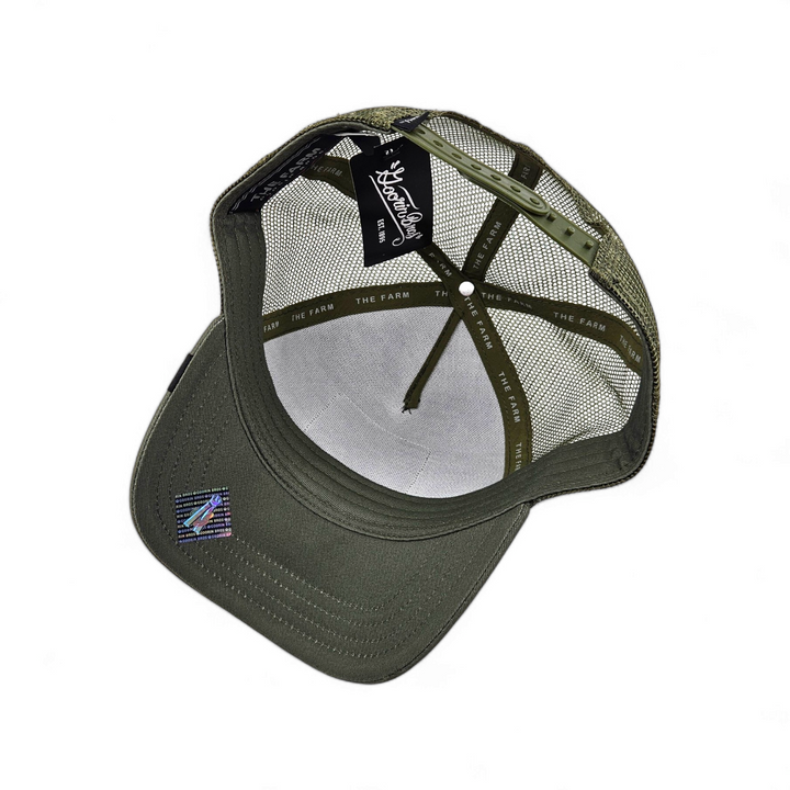 Goorin Bros - The Panther Trucker Cap in Olive | Buster McGee