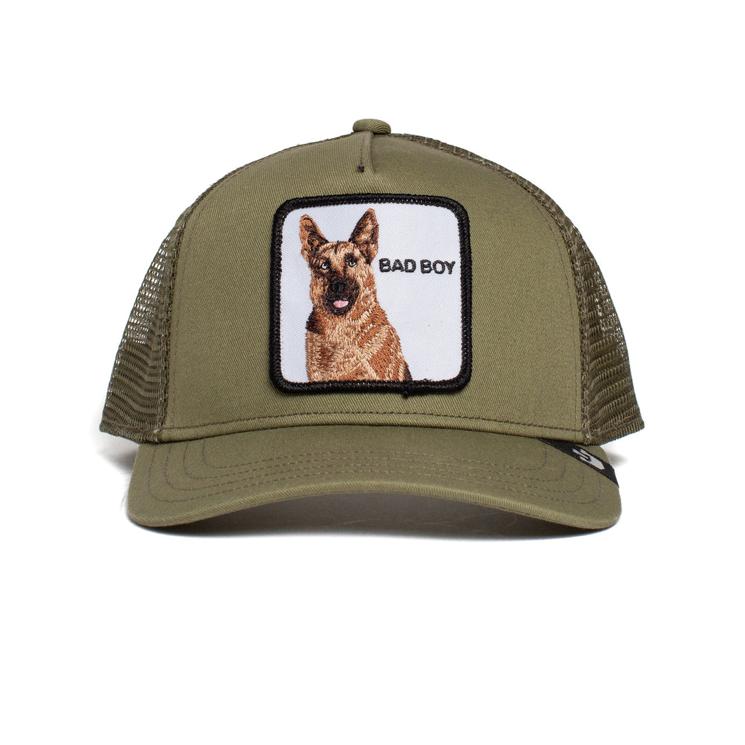 Goorin Bros - Bad Boy Trucker Cap in Olive | Buster McGee