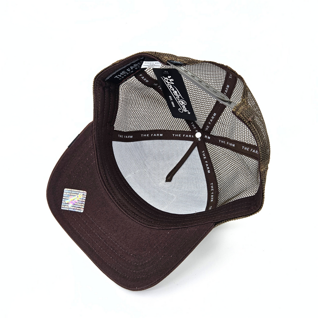 Goorin Bros - The Goat Trucker Cap in Brown | Buster McGee