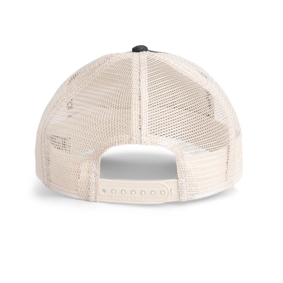Goorin  - The Goat Trucker Cap in Dark Denim | Buster McGee