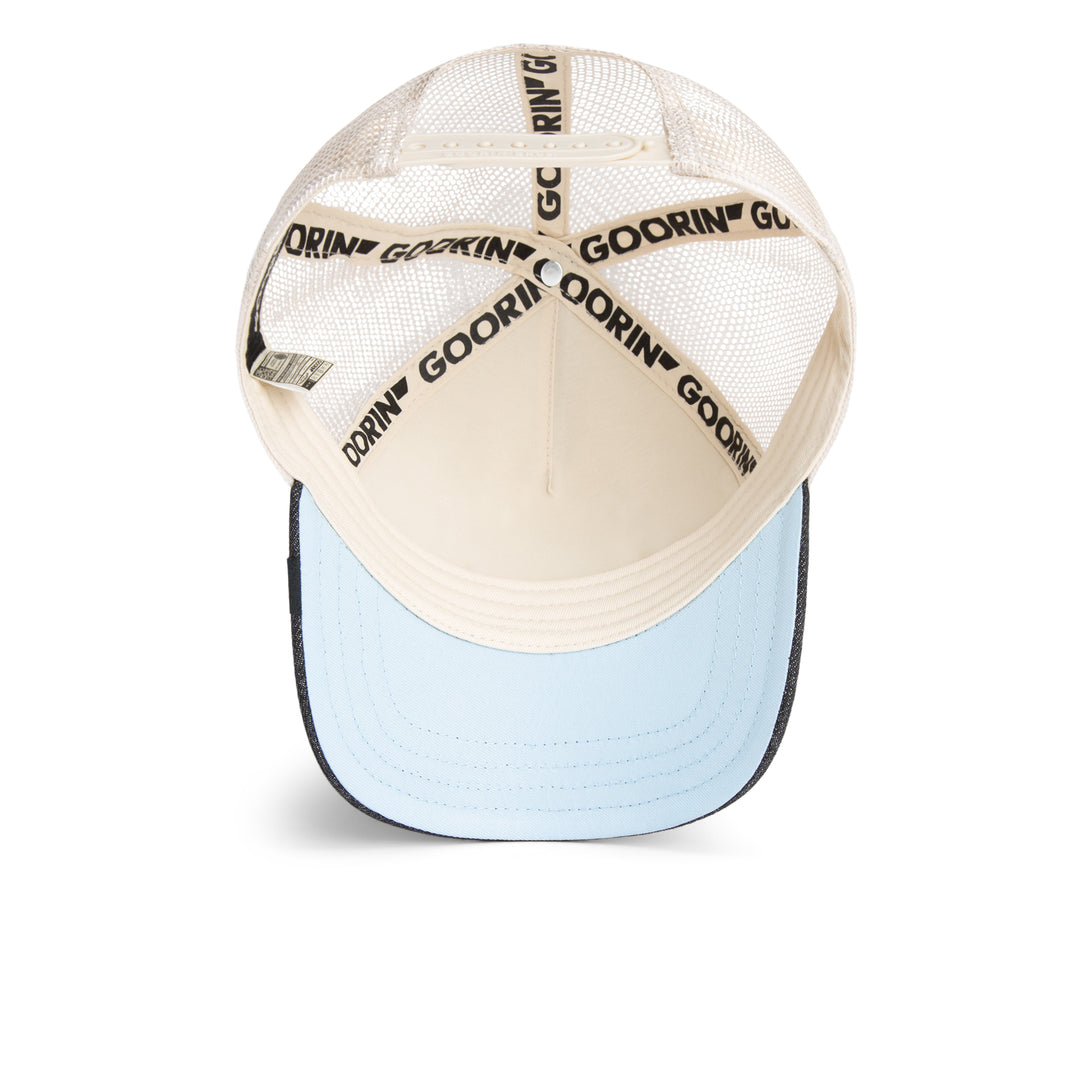 Goorin  - The Goat Trucker Cap in Dark Denim | Buster McGee