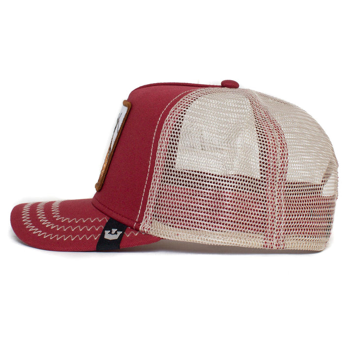 Goorin Bros - The Goat Trucker Cap in Red | Buster McGee