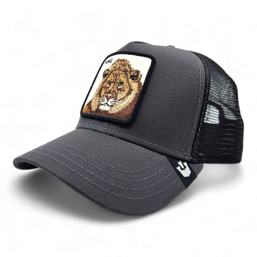 Goorin Bros - The King Trucker Cap in Grey | Buster McGee