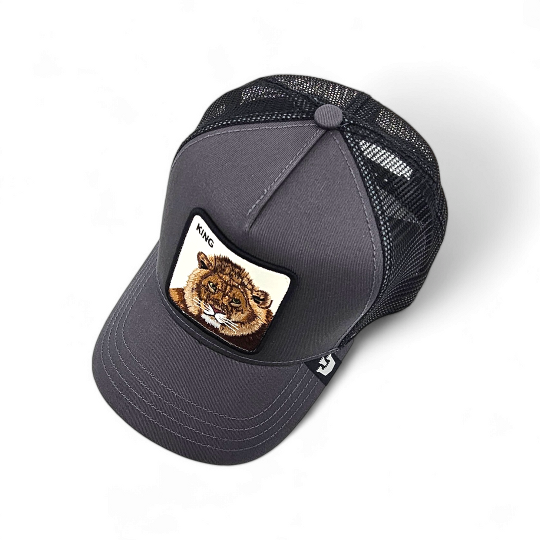 Goorin Bros - The King Trucker Cap in Grey | Buster McGee