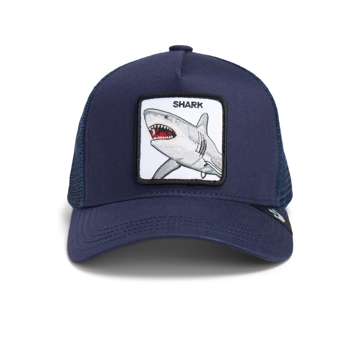 Goorin Bros - Dunnah Shark Trucker Cap in Navy | Buster McGee