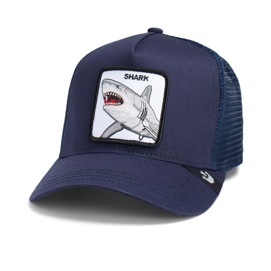 Goorin Bros - Dunnah Shark Trucker Cap in Navy | Buster McGee