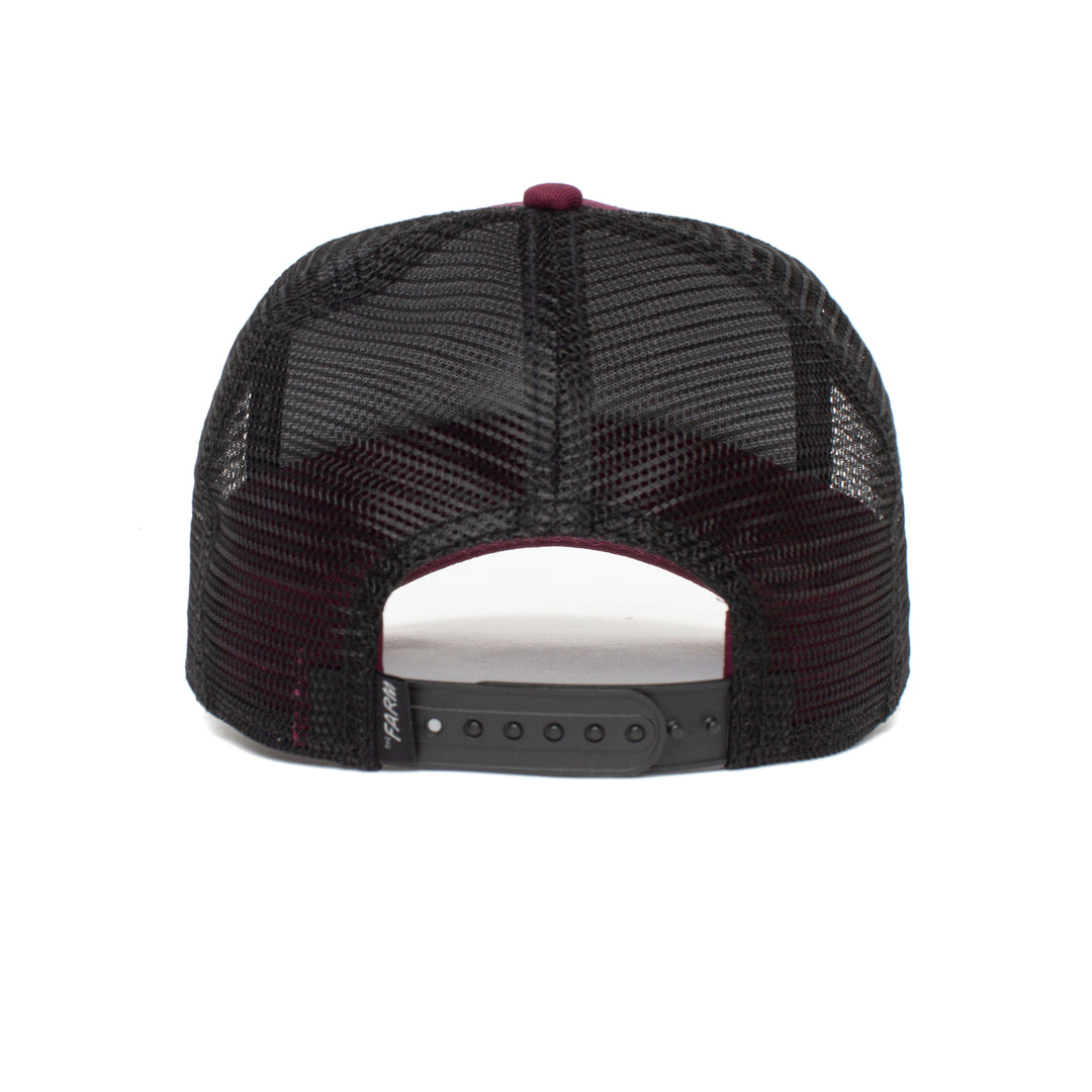 Goorin Bros - The Boss Trucker Cap in Maroon | Buster McGee