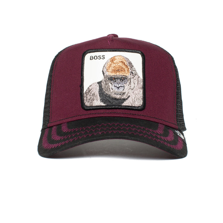 Goorin Bros - The Boss Trucker Cap in Maroon | Buster McGee