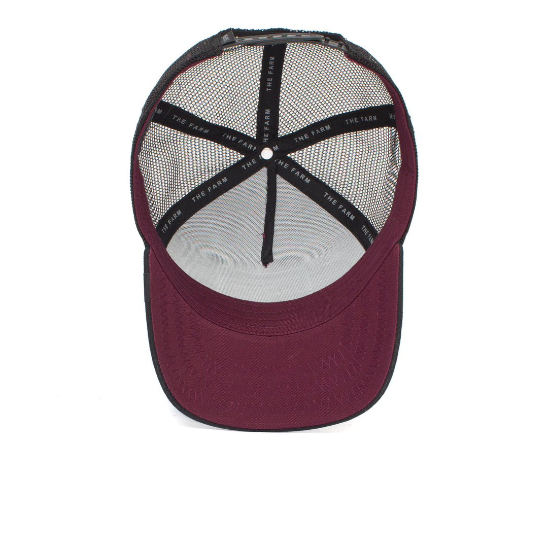 Goorin Bros - The Boss Trucker Cap in Maroon | Buster McGee