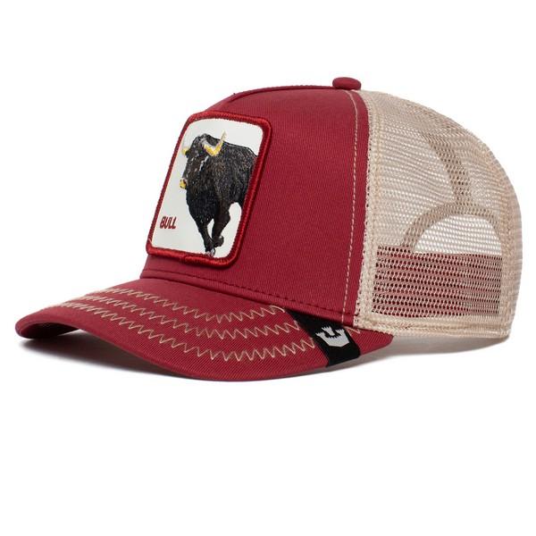 Goorin Bros - The Bull Trucker Cap in Red | Buster McGee