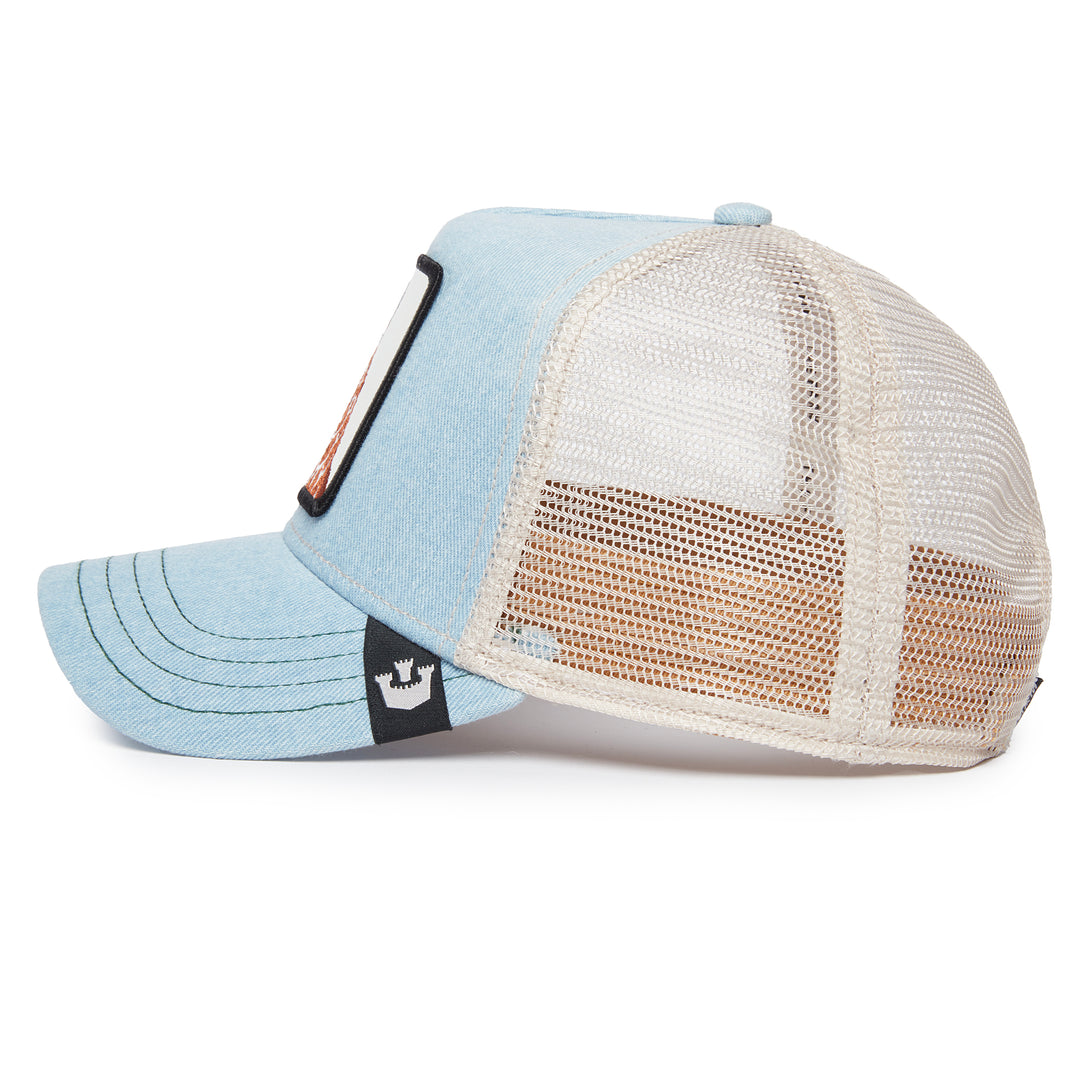 Goorin Bros - The Giraffe Trucker Cap in Blue | Buster McGee