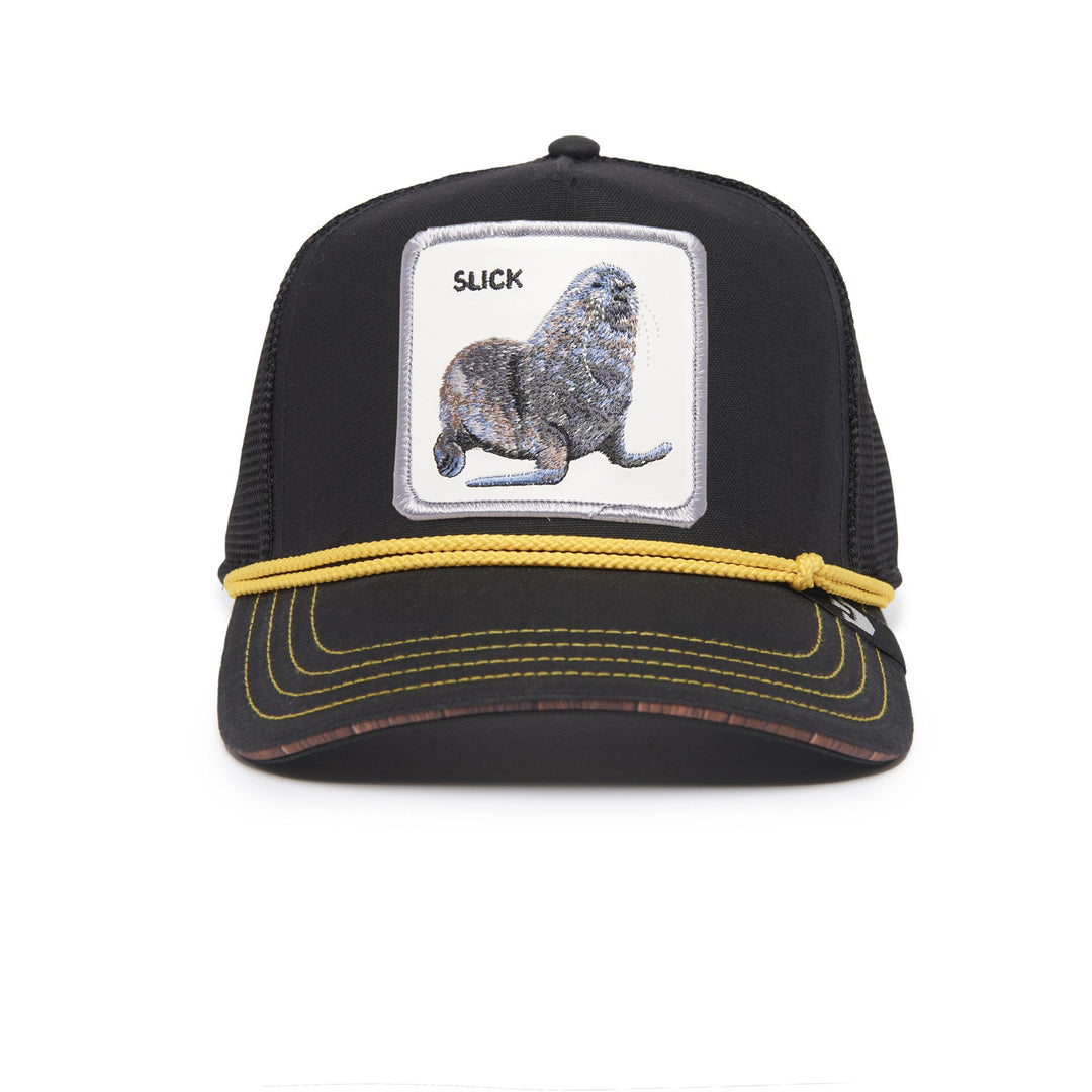 Goorin Bros - Seal of Approval Trucker Cap in Black | Buster McGee