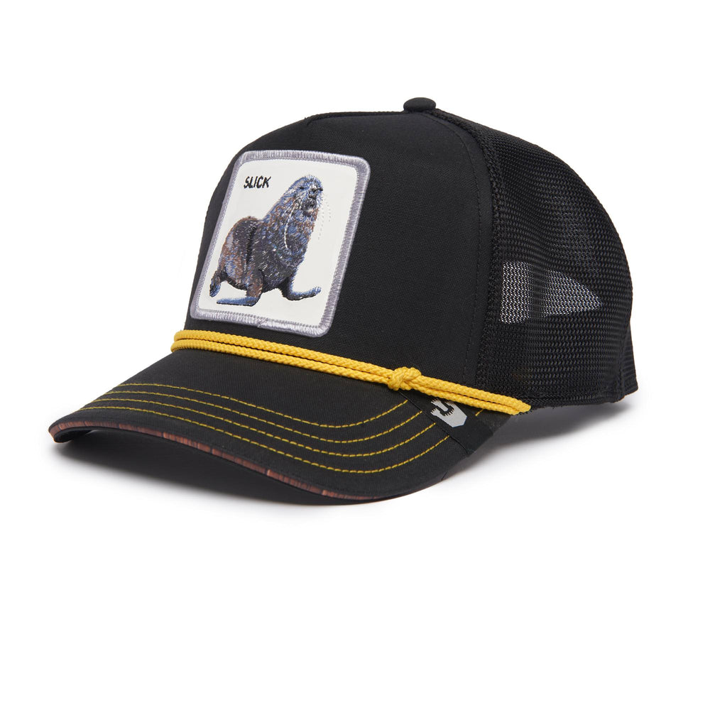 Goorin Bros - Seal of Approval Trucker Cap in Black | Buster McGee