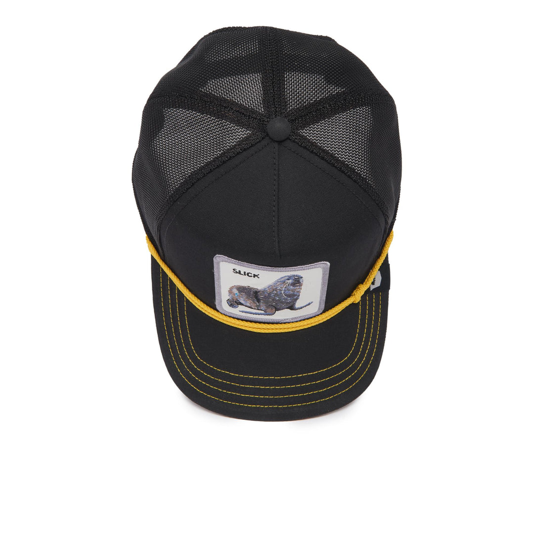 Goorin Bros - Seal of Approval Trucker Cap in Black | Buster McGee