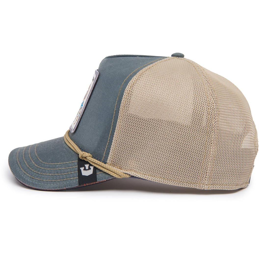 Goorin Bros - Wuz Crackin Trucker Cap in Slate | Buster McGee