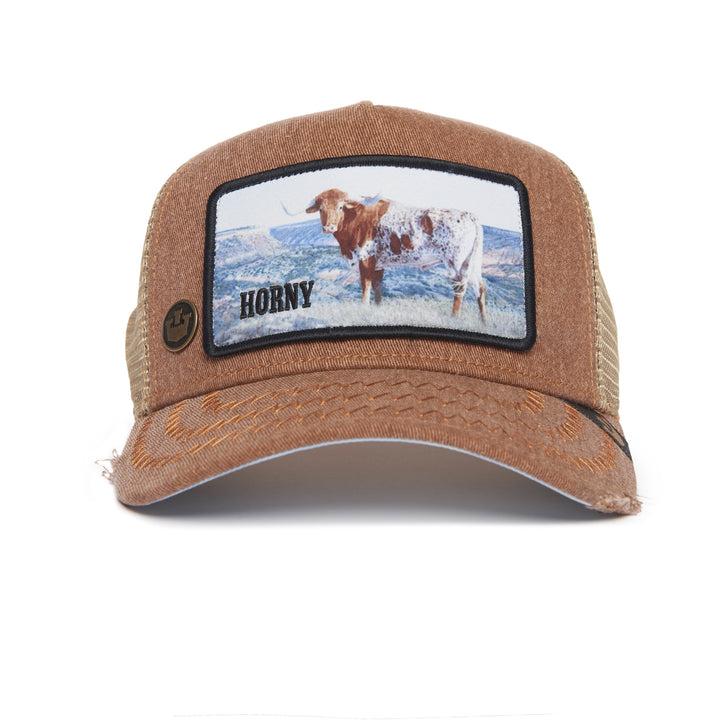 Goorin Bros - Model No. H02NY Trucker Cap in Brown | Buster McGee