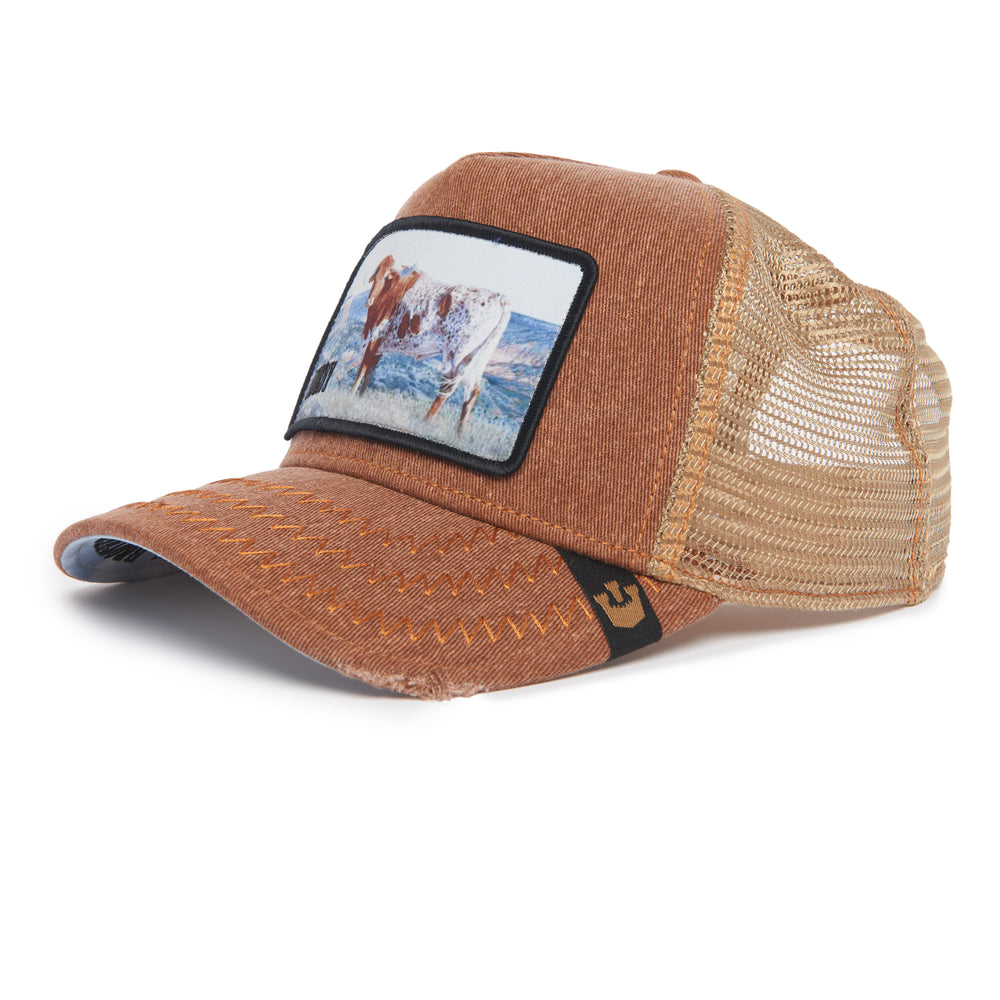 Goorin Bros - Model No. H02NY Trucker Cap in Brown | Buster McGee