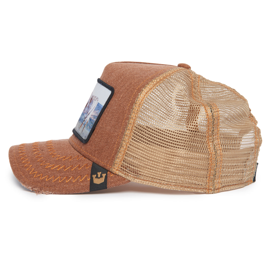 Goorin Bros - Model No. H02NY Trucker Cap in Brown | Buster McGee