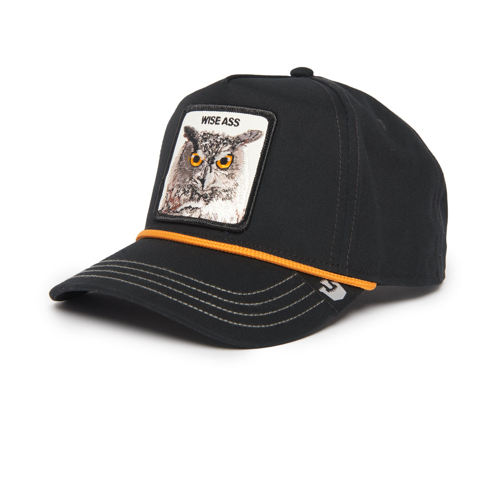 Goorin Bros - Wise Owl 100 Canvas Cap in Black | Buster McGee