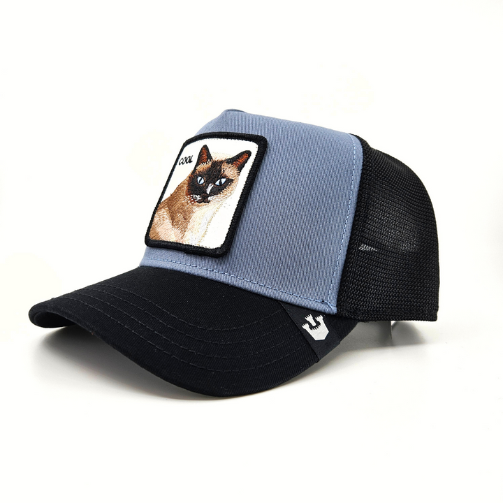 Goorin Bros - The Cool Cat Trucker Cap in Slate | Buster McGee