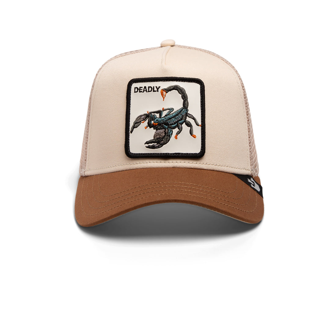 Goorin Bros - The Deadliest Scorpian Trucker Cap Taupe | Buster McGee