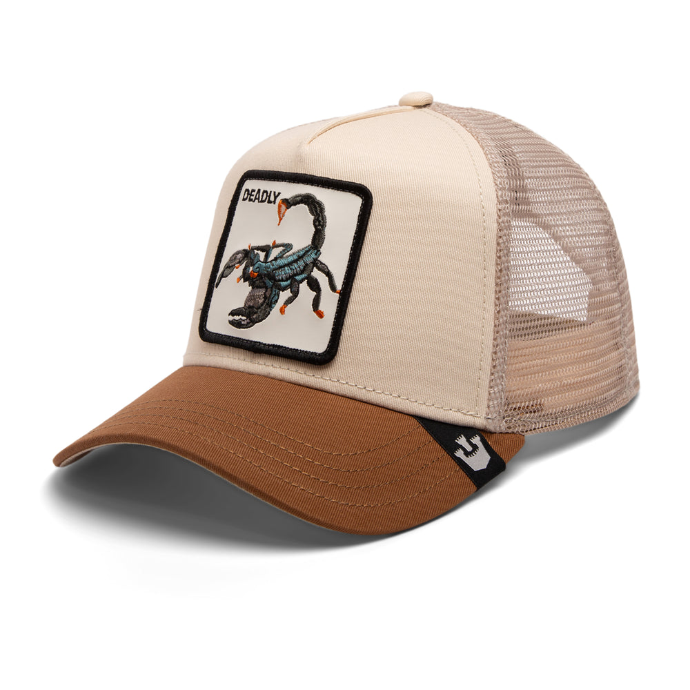 Goorin Bros - The Deadliest Scorpian Trucker Cap Taupe | Buster McGee