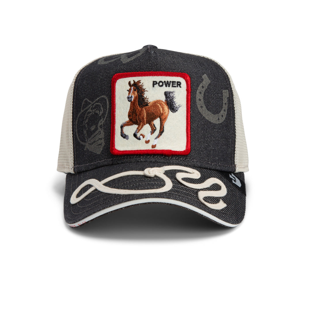 Goorin Bros - Full Throttle Trucker Cap in Navy | Buster McGee