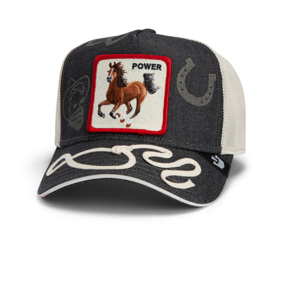 Goorin Bros - Full Throttle Trucker Cap in Navy | Buster McGee