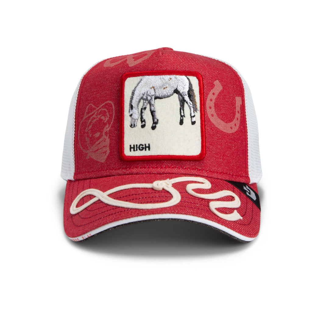 Goorin Bros - Way Up Trucker Cap in Red | Buster McGee