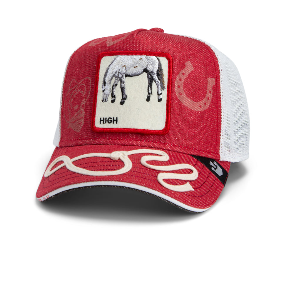 Goorin Bros - Way Up Trucker Cap in Red | Buster McGee