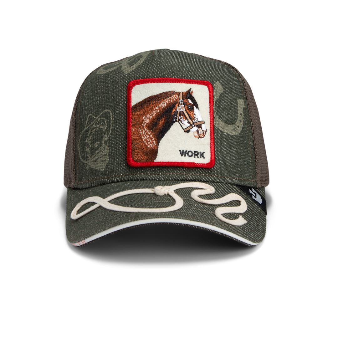 Goorin Bros - Double Shift Trucker Cap in Olive | Buster McGee