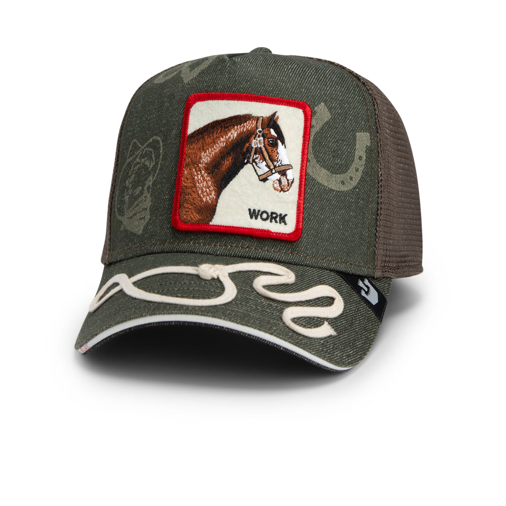 Goorin Bros - Double Shift Trucker Cap in Olive | Buster McGee