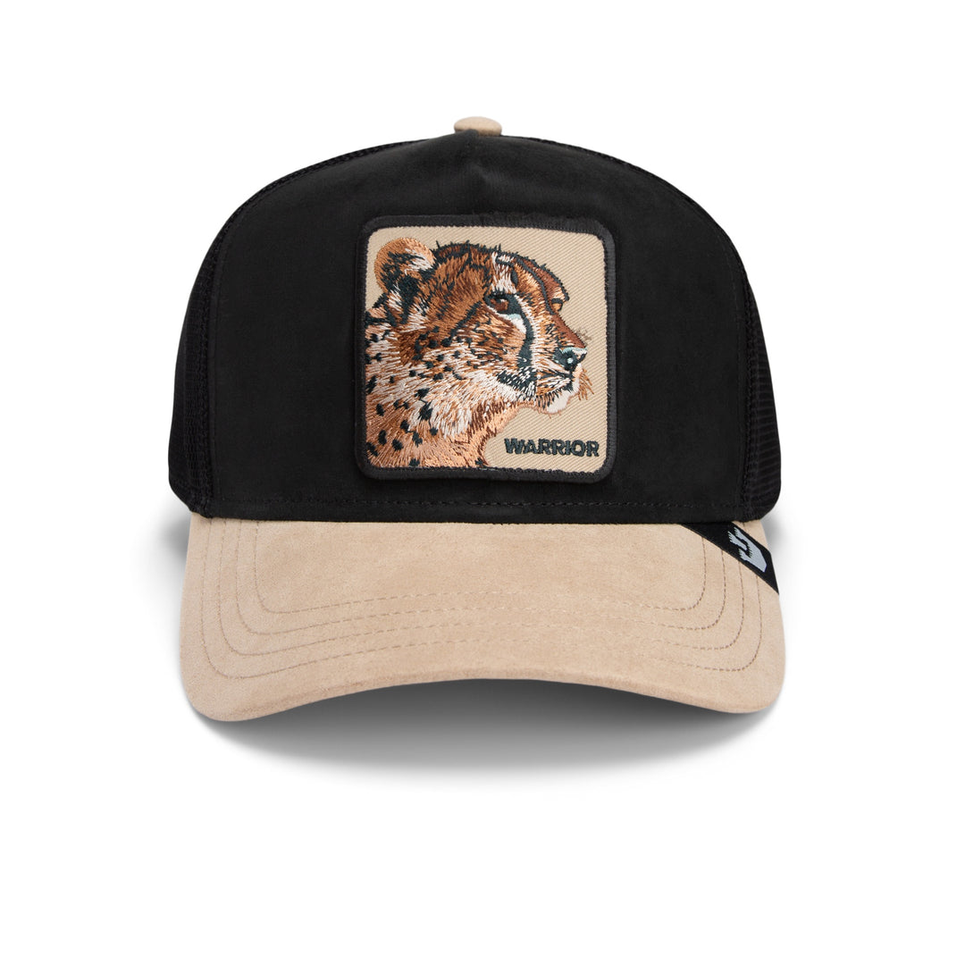 Goorin Bros - The Suede Cheetah Trucker Cap in Black | Buster McGee