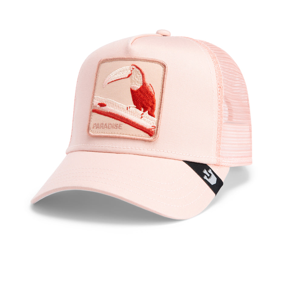 Goorin Bros - Toucan Mirage Trucker Cap in Coral | Buster McGee