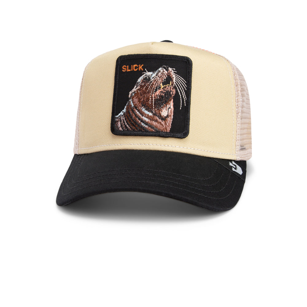 Goorin Bros - The Slick Seal Trucker Cap in Beige | Buster McGee