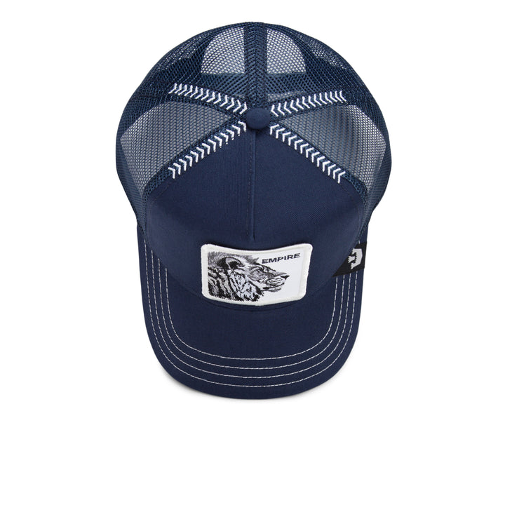 Goorin Bros - The Empire Lion Trucker Cap in Navy | Buster McGee