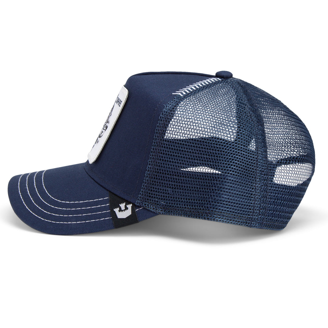 Goorin Bros - The Empire Lion Trucker Cap in Navy | Buster McGee