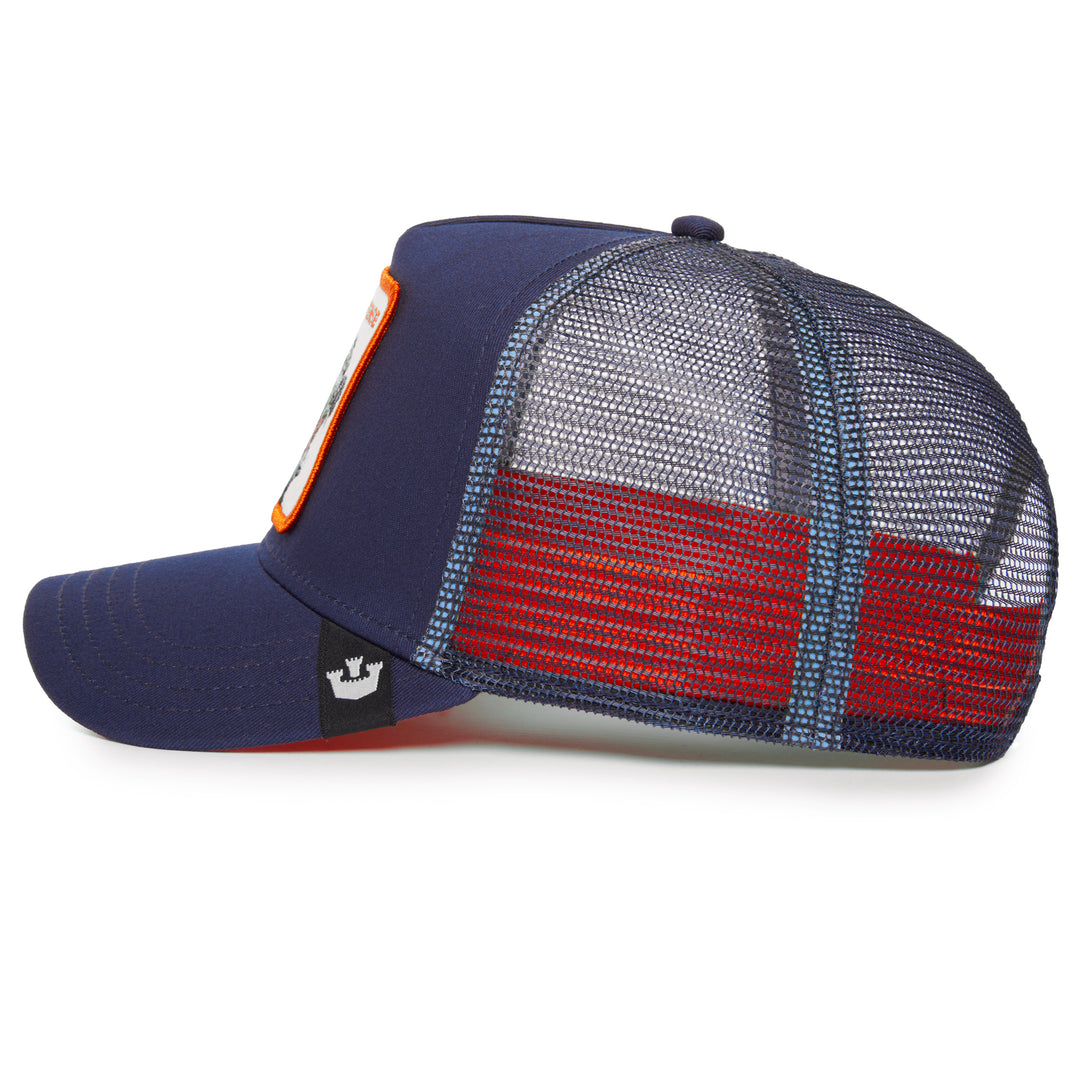 Goorin Bros - The Bear Fan Trucker Cap in Navy | Buster McGee