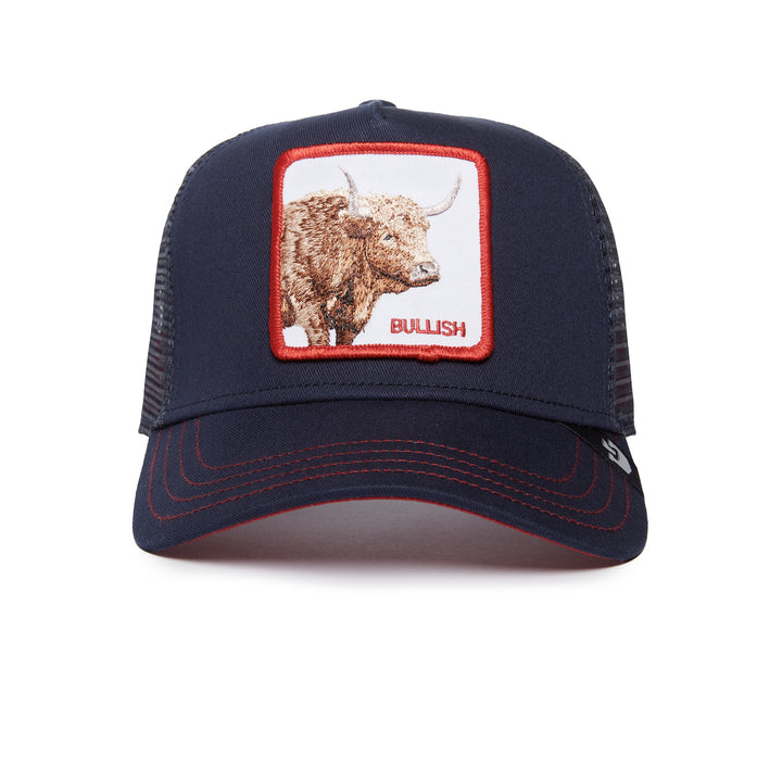 Goorin Bros - The Bull Fan Trucker Cap in Navy | Buster McGee