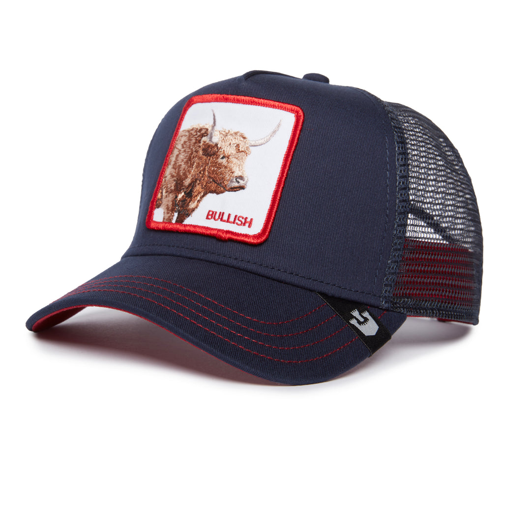 Goorin Bros - The Bull Fan Trucker Cap in Navy | Buster McGee