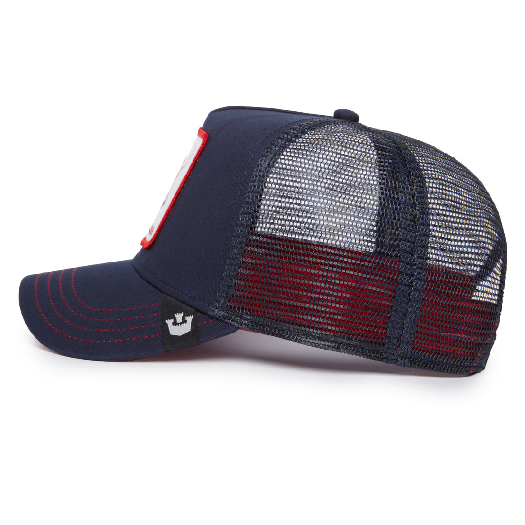 Goorin Bros - The Bull Fan Trucker Cap in Navy | Buster McGee