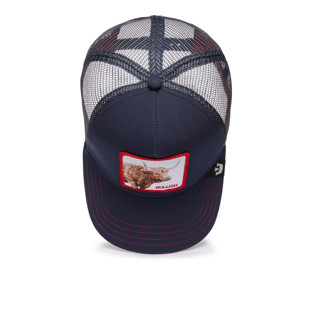 Goorin Bros - The Bull Fan Trucker Cap in Navy | Buster McGee