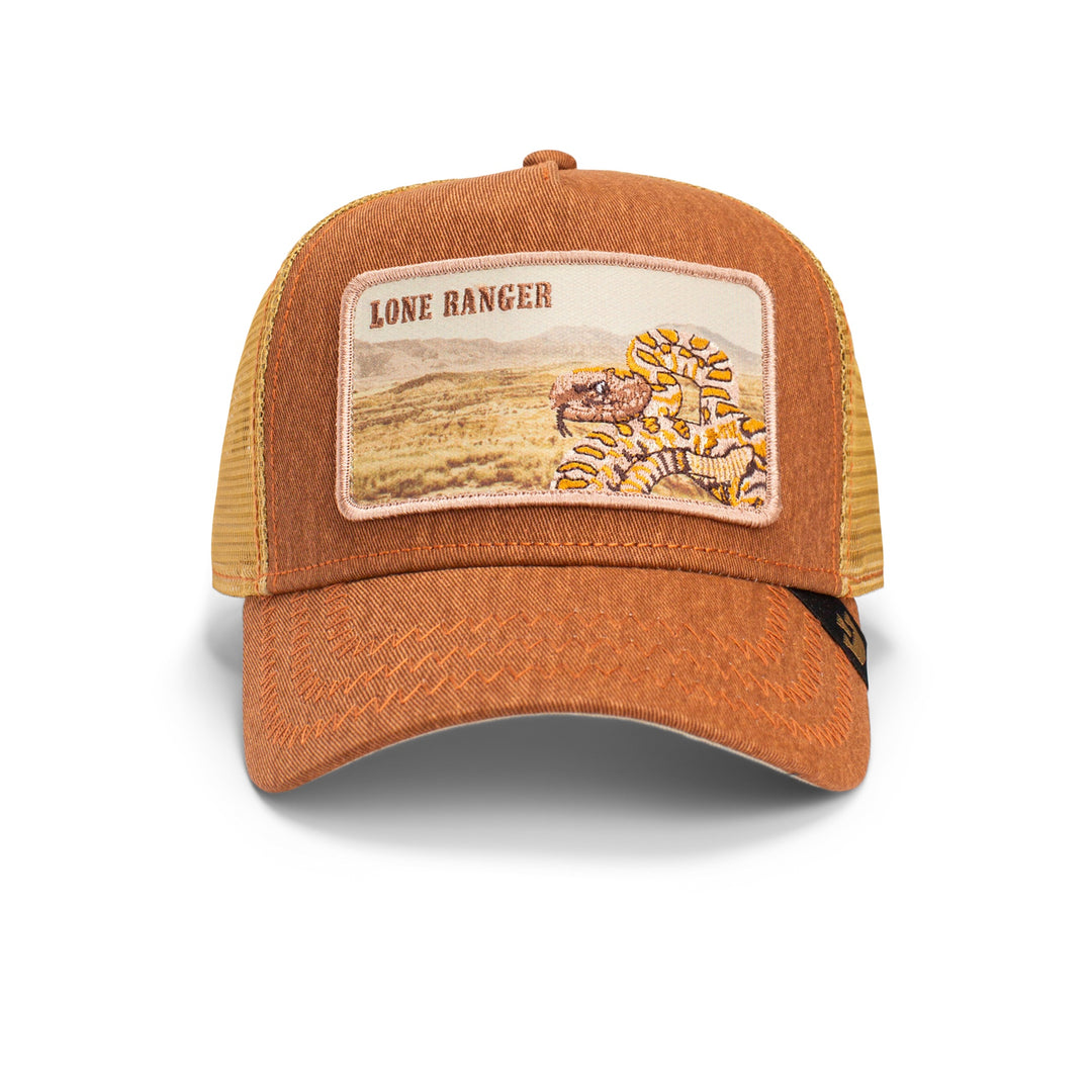 Goorin Bros - Lone Ranger Trucker Cap in Tan | Buster McGee