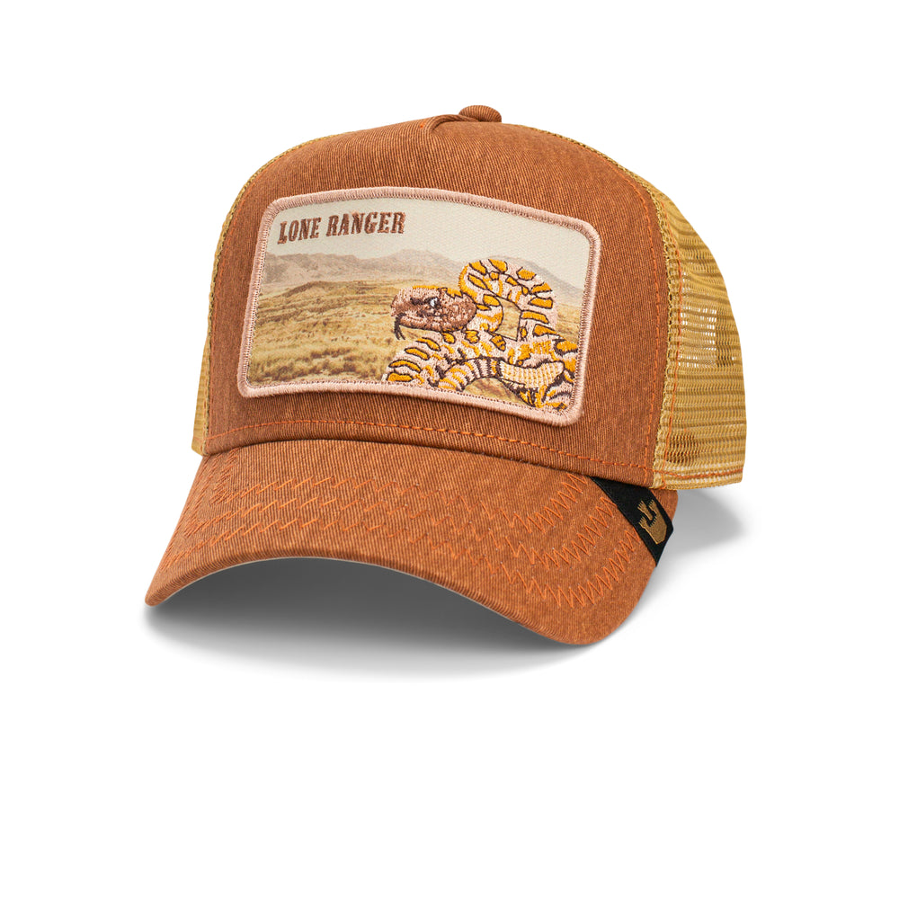 Goorin Bros - Lone Ranger Trucker Cap in Tan | Buster McGee