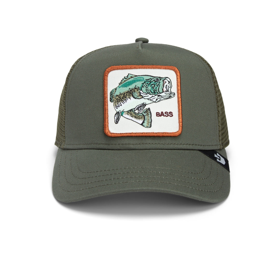 Goorin Bros - Gone Fishin' Trucker Cap in Olive | Buster McGee